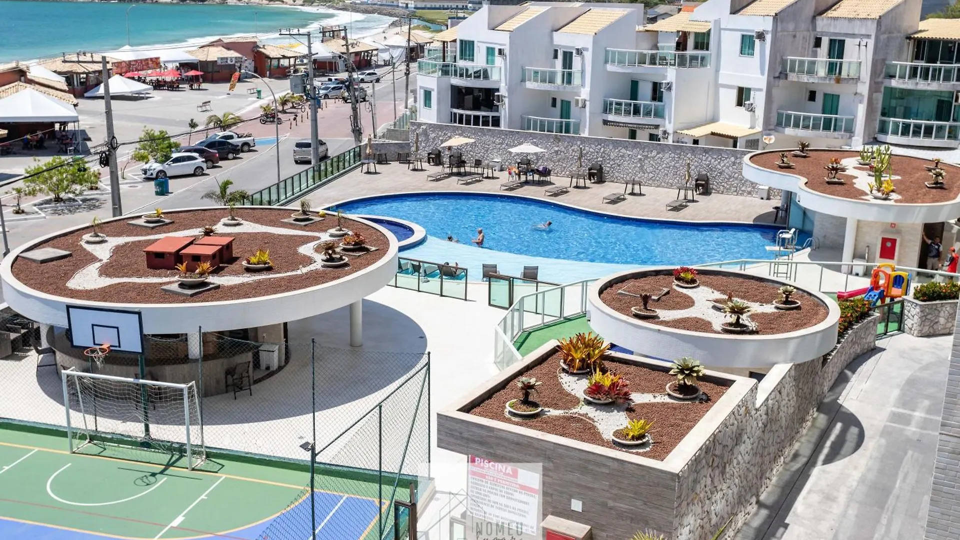 Condominio Club A 50M Praia Dos Anjos - Unidades Com 2 Quartos, Piscina, Estacionamento E Portaria 24H - Area De Lazer 3000M, Wi-Fi 600Mb, Churrasqueira E Cozinha Completa contacts